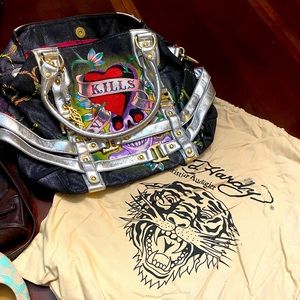 Authentic Ed Hardy shoulder bag